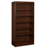 Lorell Radius Hardwood Veneer Bookcase