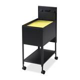 "Lorell Mobile Economy Hanging File - 4 - 13.5"" x 17.5"" x 28"" - Black"