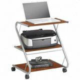 "Mayline Tiffany Workstation - 3 Shelf - 28.5"" - Steel, Thermofoil - Medium Cherry"