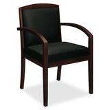 Basyx VL853 Wood Guest Chair With Upholstered Back
