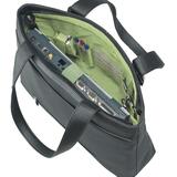 U.S.LUGGAGE Women's Green Faux Leather Computer Tote