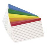Esselte Color Coded Bar Ruling Index Card