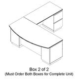 Bush Milano Right L Return Desk