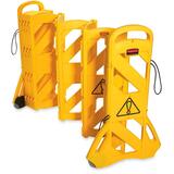 Rubbermaid 9S11 Portable Mobile Safety Barrier