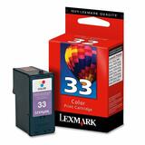 Lexmark No. 33 Color Ink Cartridge - Cyan, Magenta, Yellow