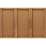 Quartet Oak Frame Bulletin Board