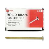 Acco Solid Brass Round Head Fasteners ACC71509
