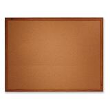 Quartet Economy Oak Frame Cork Board - 1.5ft x 2ft - Cork Surface - Oak Frame