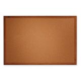 Quartet Economy Oak Frame Cork Board