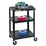 Apollo Adjustable Metal Projector Cart - Steel