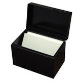 Buddy Hinged Cover Card File Box BDY4464