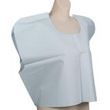 Tidi Choice Banta Poly Tissue Exam Cape - 30" Width x 21" Length - Tissue - 100 per Carton - Blue