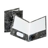Esselte Oxford Marble Laminated Two-Pocket Portfolio