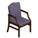 Lesro Hartford Guest Chair - Fabric Navy Blue Seat