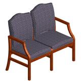 Lesro Hartford Series Two Seat Traditional Sofa - 43.75