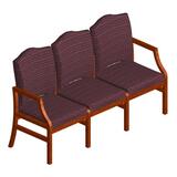 Lesro Hartford Series Three Seat Traditional Sofa - 65