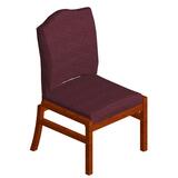 Lesro Weston Guest Chair - Cranberry Seat