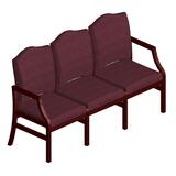 Lesro Weston Series Three Seat Transitional Sofa - W3301G5XPUCR