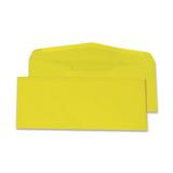 Quality Parkâ„¢ Colored Envelopes, #10, 28lb, Yellow, 25/Pack