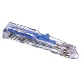 IDEK Clam Clip Dispenser - Clear, Blue