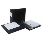 Samsill Antimicrobial D-Ring Binder With Label Holder