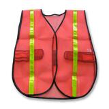 Acme Reflective Deluxe Safety Vest - Mesh - 1 Each - Orange