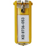Durable Key Tag - Plastic - Yellow
