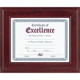 Burnes Executive Mahogany Document Frame