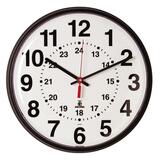 Chicago Lighthouse 12/24 Hour 12.75" Wall Clock