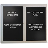 Ghent Enclosed Letterboard GHEPA23648BXBK