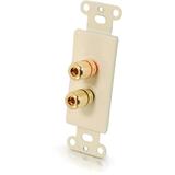 CABLES TO GO DECORATIVE 1-PAIR SPEAKER INSERT - IVORY