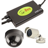 Q-see QSU2DVR42C 4 Channel USB 2.0 DVR Adapter with 2 Cameras