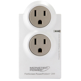 MONSTER POWER Monster Cable PowerProtect 200 FS MP AVFL200 EF FlatScreen 2-Outlets Surge Suppressor