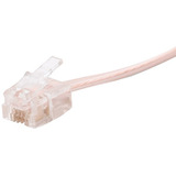 MODULAR PATCH CORD;RJ11 CROSS25S/ILVER