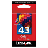 LEXMARK Lexmark No. 43 Color Ink Cartridge