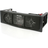 5.25 Front Bay Mount Dual Fan HDD Cooler - FANDRIVE2BK