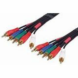 Cables Unlimited 6ft 5 RCA to 5 RCA Male to Male Component Video and Audio Cable