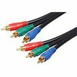 Cables Unlimited 6ft 3 RCA to 3 RCA Male to Male Component Video Cable