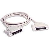 Cables To Go Null Modem Cable - 1 x DB-25 - 1 x DB-25 - 15ft - Beige