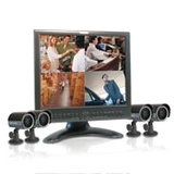 "Lorex SG17L7584 17"" Color Dual Quad Surveillance System"