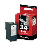 Lexmark No.34 Black Ink Cartridge - 18C0640