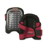 Rubbermaid I-Gel Kneepads - Neoprene - Black, Red