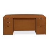 HON Valido 11500 Series Bow Top Double Pedestal Desk - 115899ABHH