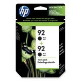 HP 92 Twin Pack Black Ink Cartridge C9512FC#140