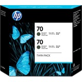 HP No. 70 Twin Pack Matte Black Ink Cartridge For Z2100 and Z3100 Series Printers
