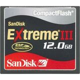SanDisk Corporation SDCFX3-12288-90 12GB Extreme III CompactFlash Card