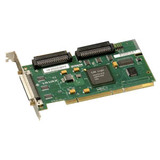 image of LSI Logic MegaRAID SCSI 320-1LP Single Channel SCSI RAID Controller - 128MB  ECC  SDRAM - PCI - Up to 320MBps  - 1 x 68-pin VHDCI  Ultra320 SCSI - SCSI External, 1 x 68-pin HD-68  Ultra320 SCSI - SCSI Internal