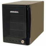 image of Addonics MST4IDEU2-B Mini Storage Tower Enclosure - Storage Enclosure - 4 x 3.5