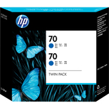 HP No. 70 Twin Pack Blue Ink Cartridge For Z3100 Series Printers
