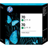 HP No. 70 Twin Pack Green Ink Cartridge For Z3100 Series Printers
